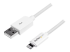 StarTech.com 3m (10ft) Long White Apple® 8-pin Lightning Connector to USB Cable for iPhone / iPod / iPad - Oikea kulma