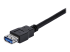 StarTech.com 1m Black SuperSpeed USB 3.0 Extension Cable A to A - Lähikuva