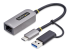 StarTech.com USB-C to Ethernet Adapter w/USB-A Adapter, Realtek RTL8153B - Vasen kulma