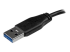 StarTech.com 15cm 6in Short Slim USB 3.0 A to Micro B Cable M/M - Lähikuva