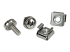 StarTech.com M5 Mounting Screws and Cage Nuts for Server Rack Cabinet - Multi-angle
