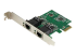 StarTech.com Dual Port Gigabit PCI Express Server Network Adapter Card - Vasen kulma