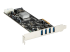 StarTech.com 4 Port USB 3.0 PCIe Card w/ 4 Dedicated Channels - Vasen kulma