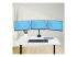 StarTech.com Triple Monitor Desk Mount For Up To Three 27in Screens, VESA 75x75/100x100, Tool-Less Arm Adjustments, C-Clamp/Grommet Mount, Spring-Assisted Arms - Etusivu