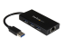 StarTech.com USB 3.0 Hub with Gigabit Ethernet Adapter - Oikea kulma