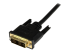 StarTech.com 1m (3.3 ft) Mini HDMI to DVI Cable, DVI-D to HDMI Cable (1920x1200p), 19 Pin HDMI Mini (C) Male to DVI-D Male, Digital Monitor Cable Adapter M/M, Single Link, Black - Lähikuva