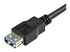 StarTech.com 2m Black SuperSpeed USB 3.0 Extension Cable A to A - Lähikuva