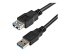 StarTech.com 2m Black SuperSpeed USB 3.0 Extension Cable A to A - Lähikuva