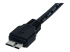 StarTech.com 0.5m (1.5ft) Black SuperSpeed USB 3.0 Cable A to Micro B - Oikea kulma