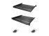 StarTech.com 2-Pack 1U Server Rack Shelf, Vented, 44lb Capacity, 16" Deep (CABSHELF116V2PK) - Multi-angle