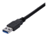 StarTech.com 1m Black SuperSpeed USB 3.0 Extension Cable A to A - Lähikuva