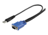 StarTech.com 10 ft Ultra Thin USB VGA 2-in-1 KVM Cable - Oikea kulma